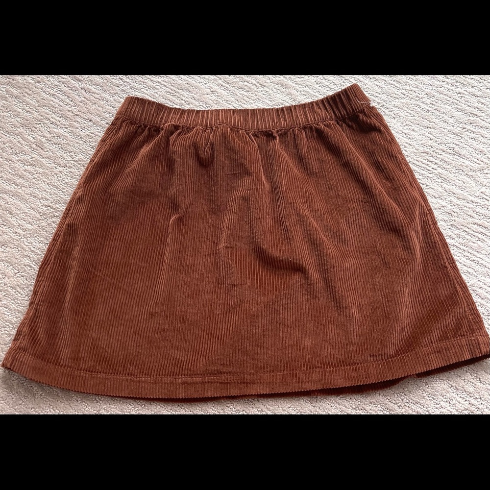 NWOT AMERICAN EAGLE CORDUROY MIDI LENGTH SKIRT